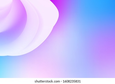 Light Pink, Blue vector modern elegant layout. A completely new colored illustration in blur style. New way of your design.