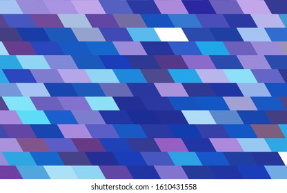 Light Pink, Blue vector modern geometrical background. Abstract template. Geometric pattern in square style with gradient.