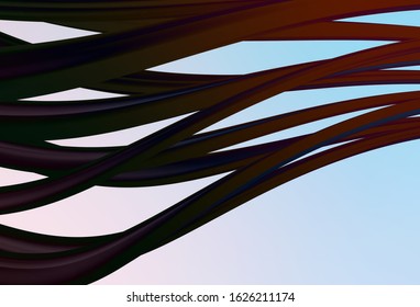 Light Pink, Blue vector modern elegant backdrop. A completely new colored illustration in blur style. New style for your business design.