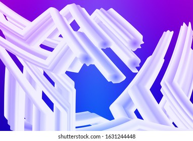 Light Pink, Blue vector modern elegant backdrop. Colorful illustration in abstract style with gradient. Completely new design for your business.
