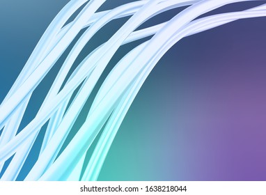 Light Pink, Blue vector modern elegant layout. Glitter abstract illustration with gradient design. New style design for your brand book.