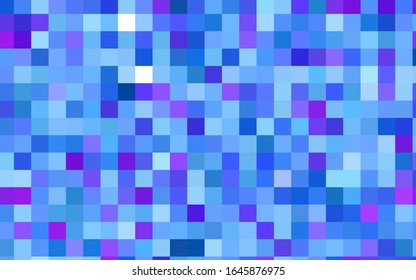 Light Pink, Blue vector modern geometrical background. Abstract template. Geometric pattern in square style with gradient.