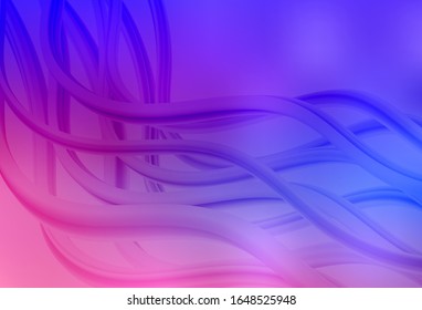 Light Pink, Blue vector modern elegant backdrop. Creative illustration in halftone style with gradient. Smart design for your work.