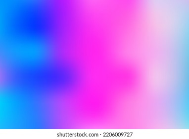 Light Pink, Blue vector modern bokeh pattern. Colorful illustration in abstract style with gradient. Elegant cover for a brand book.