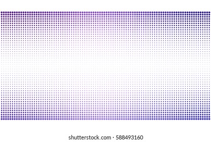 Light Pink, Blue vector modern geometrical circle abstract background. Dotted texture template. Geometric pattern in halftone style with gradient. 