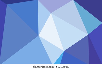 Light Pink, Blue vector modern geometrical abstract background. Texture, new background. Geometric background in Origami style with gradient. 