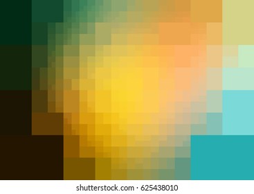Light Pink, Blue vector modern geometrical abstract background. Texture template. Geometric pattern in Origami style with gradient. 