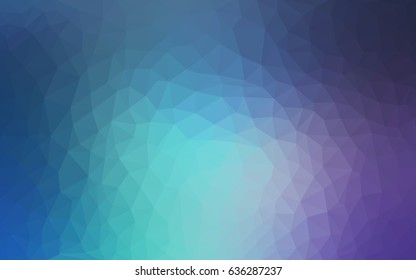 Light Pink, Blue vector modern geometrical abstract background. Texture, new background. Geometric background in Origami style with gradient. 