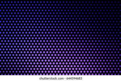 Light Pink, Blue vector modern geometrical circle abstract background. Dotted texture template. Geometric pattern in halftone style with gradient. 