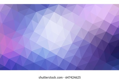 Light Pink, Blue vector modern geometrical abstract background. Texture, new background. Geometric background in Origami style with gradient. 
