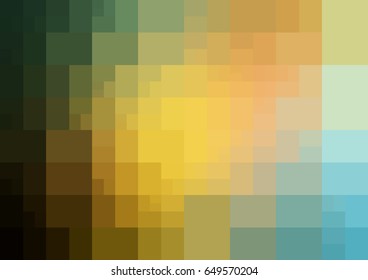 Light Pink, Blue vector modern geometrical abstract background. Texture template. Geometric pattern in Origami style with gradient. 