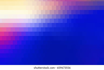 Light Pink, Blue vector modern geometrical background. Abstract template. Geometric pattern in square style with gradient.