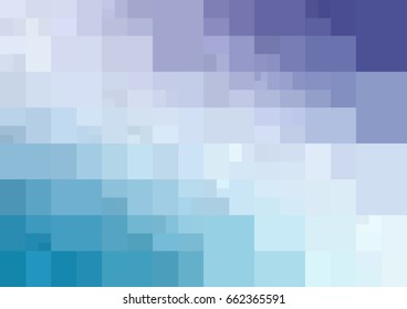 Light Pink, Blue vector modern geometrical abstract background. Texture template. Geometric pattern in Origami style with gradient. 