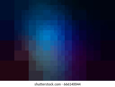 Light Pink, Blue vector modern geometrical abstract background. Texture template. Geometric pattern in Origami style with gradient. 