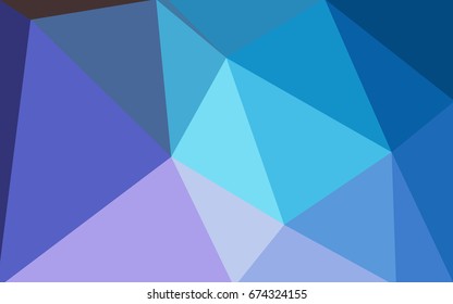 Light Pink, Blue vector modern geometrical abstract background. Texture, new background. Geometric background in Origami style with gradient. 