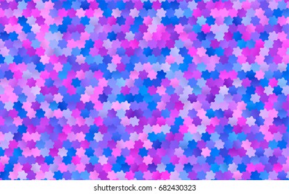 Light Pink, Blue vector modern geometrical abstract background. Texture, brand-new background. Geometric background in Origami style with gradient. 