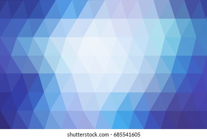 Light Pink, Blue vector modern geometrical abstract background. Texture, new background. Geometric background in Origami style with gradient. 