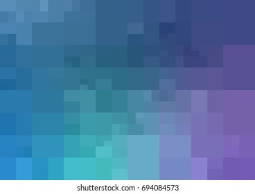 Light Pink, Blue vector modern geometrical abstract background. Texture template. Geometric pattern in Origami style with gradient. 