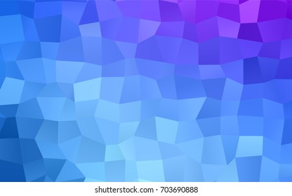 Light Pink, Blue vector modern geometrical background. Abstract template. Geometric pattern in square style with gradient.