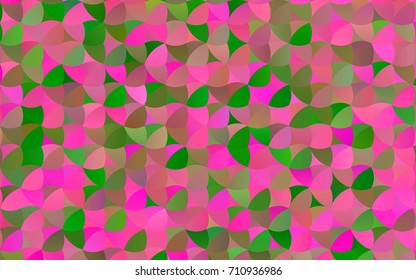 Light Pink, Blue vector modern geometrical circle abstract background. Dotted texture template. Geometric pattern in halftone style with gradient. 