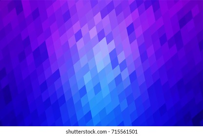 Light Pink, Blue vector modern geometrical background. Abstract template. Geometric pattern in square style with gradient.