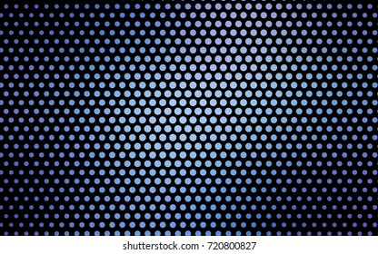 Light Pink, Blue vector modern geometrical circle abstract background. Dotted texture template. Geometric pattern in halftone style with gradient. 