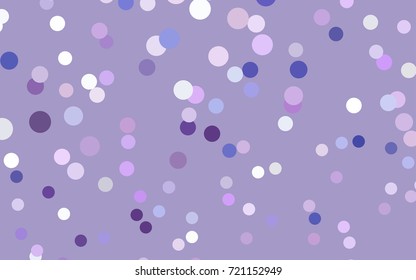 Light Pink, Blue vector modern geometrical circle abstract background. Dotted texture template. Geometric pattern in halftone style with gradient. 