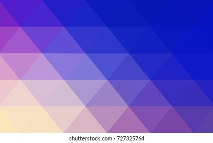 Light Pink, Blue vector modern geometrical abstract background. Texture, new background. Geometric background in Origami style with gradient. 