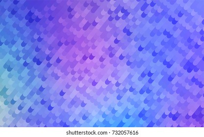 Light pink, blue vector modern geometrical circle abstract background. Dotted texture template. Geometric pattern in halftone style with gradient. 