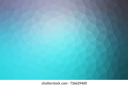 Light Pink, Blue vector modern geometrical abstract background. Texture, new background. Geometric background in Origami style with gradient. 