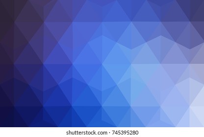 Light Pink, Blue vector modern geometrical abstract background. Texture, new background. Geometric background in Origami style with gradient. 