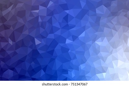 Light Pink, Blue vector modern geometrical abstract background. Texture, new background. Geometric background in Origami style with gradient. 