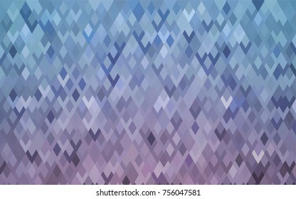 Light Pink, Blue vector modern geometrical background. Abstract template. Geometric pattern in square style with gradient.