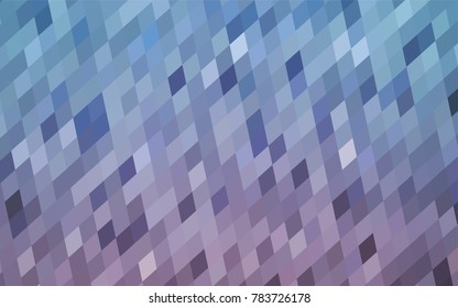 Light Pink, Blue vector modern geometrical background. Abstract template. Geometric pattern in square style with gradient.