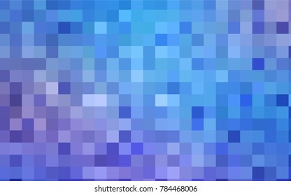 Light Pink, Blue vector modern geometrical background. Abstract template. Geometric pattern in square style with gradient.