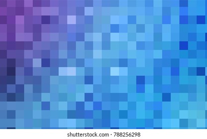 Light Pink, Blue vector modern geometrical background. Abstract template. Geometric pattern in square style with gradient.