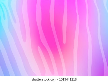 Light Pink, Blue vector natural abstract template. Colorful illustration in abstract style with doodles and Zen tangles. The elegant pattern can be used as a part of a brand book.