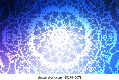 Light Pink, Blue vector natural abstract pattern. Colorful illustration in abstract style with doodles created by child. Hand painted design for web, wrapping, wallpaper.
