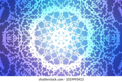 Light Pink, Blue vector natural abstract design. Childish elegant natural pattern with gradient. The template can be used as a background for cell phones.