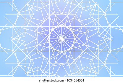 Light Pink, Blue vector natural elegant background. Modern geometrical abstract illustration with doodles drawn by child. A new texture for your design.