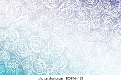 Light Pink, Blue vector natural elegant artwork. A vague abstract illustration with roses in doodles style. A new texture for your design.