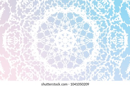 Light Pink, Blue vector natural abstract pattern. Doodle illustration made by child in Origami style with gradient. The pattern can be used for wallpapers and coloring books.