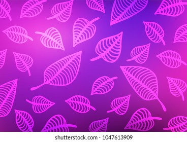 Light Pink, Blue vector natural abstract background. Glitter abstract illustration with doodles and Zen tangles. The pattern can be used for wallpapers and coloring books.