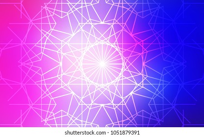 Light Pink, Blue vector natural abstract template. Childish elegant natural pattern with gradient. The elegant pattern can be used as a part of a brand book.