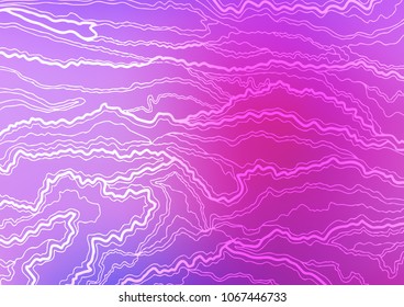 Light Pink, Blue vector natural elegant texture. Blurred decorative design in Indian style with Zen tangles. The template can be used as a background for cell phones.