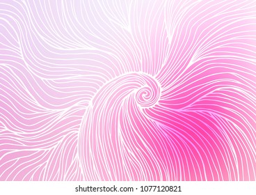 Light Pink, Blue vector natural elegant pattern. Colorful illustration in abstract style with doodles and Zen tangles. The template can be used as a background for cell phones.