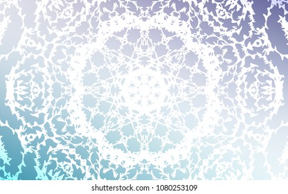 Light Pink, Blue vector natural elegant background. Doodle illustration made by child in Origami style with gradient. A completely new template for your business design.