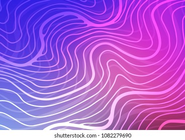 Light Pink, Blue vector natural elegant pattern. Glitter abstract illustration with doodles and Zen tangles. The elegant pattern can be used as a part of a brand book.