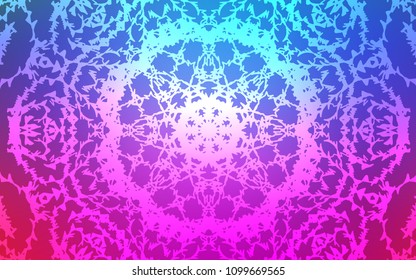 Light Pink, Blue vector natural elegant artwork. Glitter abstract illustration with doodles and lines drawn by child. A completely new template for your business design.