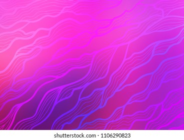 Light Pink, Blue vector natural elegant background. Creative illustration in blurred style with doodles and Zen tangles. Hand painted design for web, wrapping, wallpaper.